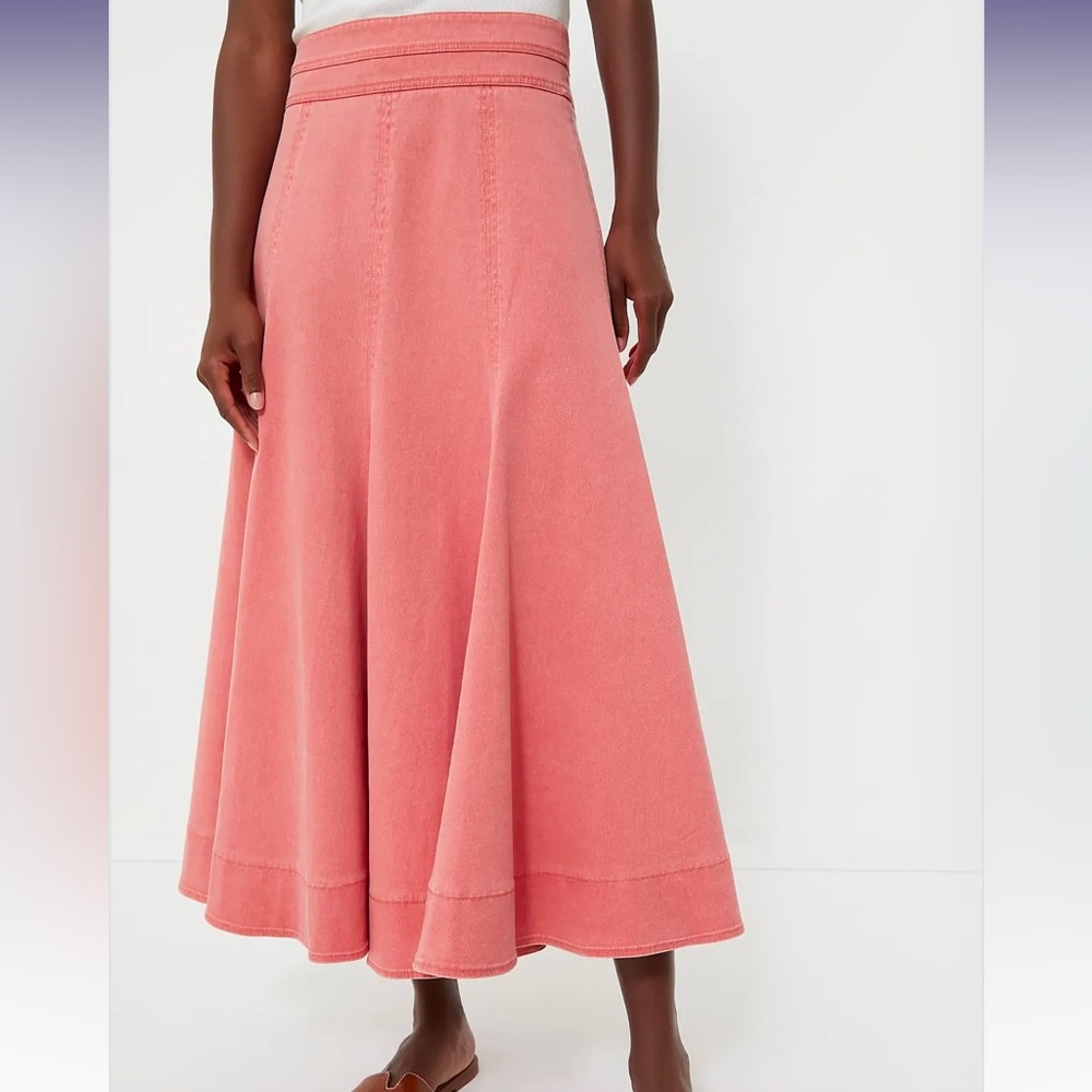 Nantucket Red Stretch Twill Brynn Skirt Tuckernuck